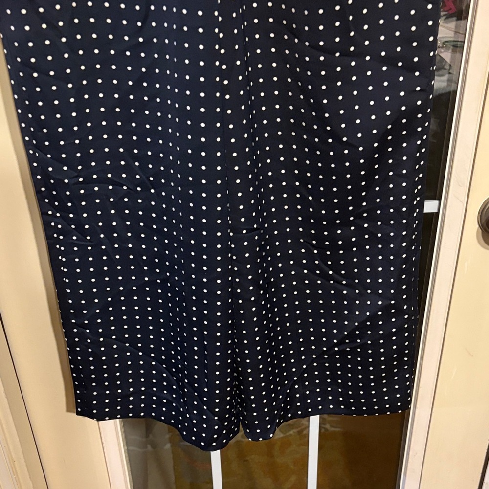 Polka Dot Jumpsuit - Navy and White - Picture 8 of 10